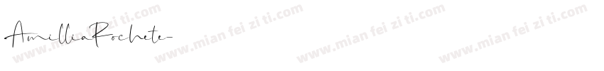 AmilliaRochete字体转换