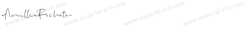 AmilliaRochete字体转换