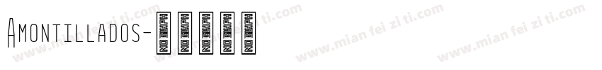 Amontillados字体转换