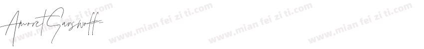 AmoretSanswoff字体转换