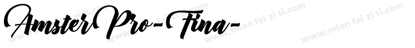 AmsterPro-Fina字体转换