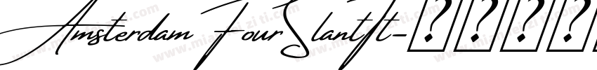 AmsterdamFourSlantTt字体转换