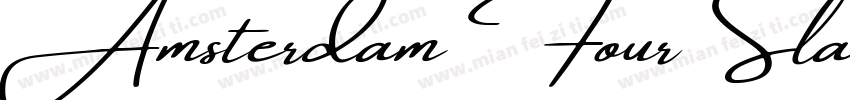 AmsterdamFourSlantTt字体转换