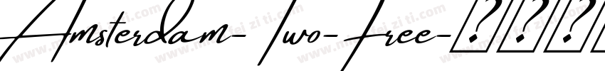 Amsterdam-Two-Free字体转换