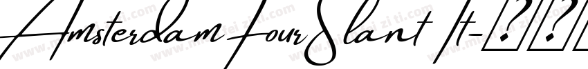 AmsterdamFourSlantTt字体转换