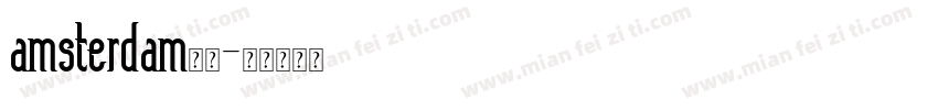 amsterdam字体字体转换