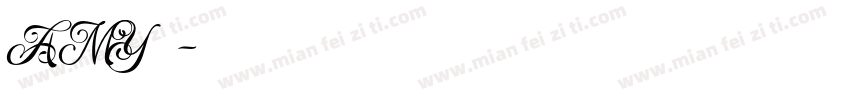 AMY字体字体转换