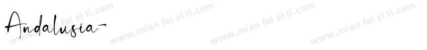 Andalusia字体转换
