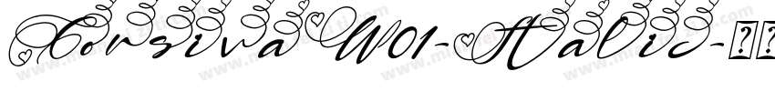 CorsivaW01-Italic字体转换