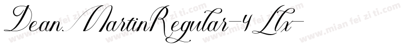 DeanMartinRegular-4Llx字体转换