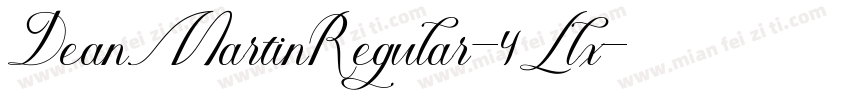 DeanMartinRegular-4Llx字体转换