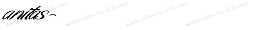anitas字体转换