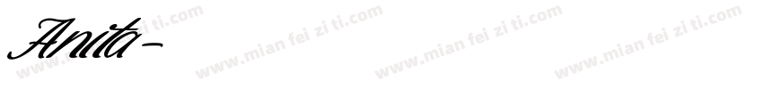 Anita字体转换