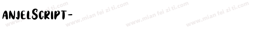 anjelScript字体转换