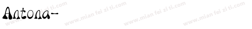 Antona字体转换