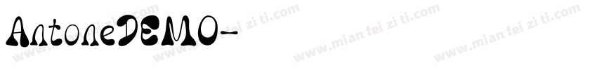 AntoneDEMO字体转换