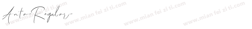 Anta-Regular字体转换