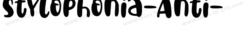 Stylophonia-Anti字体转换