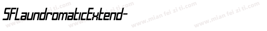 SFLaundromaticExtend字体转换