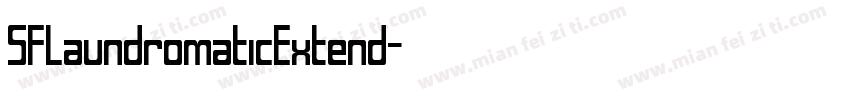 SFLaundromaticExtend字体转换