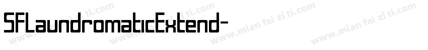SFLaundromaticExtend字体转换