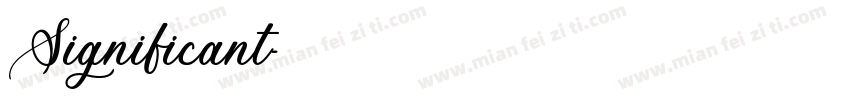 Significant字体转换