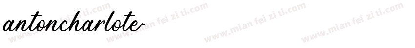 antoncharlote字体转换