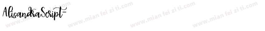 AlisandraScript字体转换