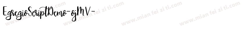 EgregioScriptDemo-ojMV字体转换
