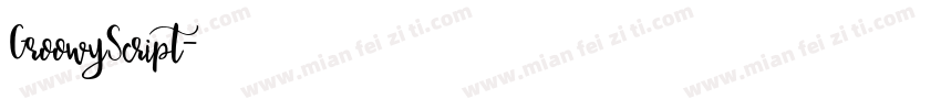 GroowyScript字体转换