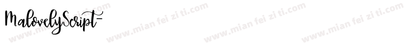 MalovelyScript字体转换