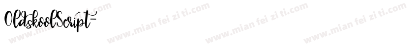 OldskoolScript字体转换