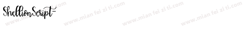 ShellionScript字体转换