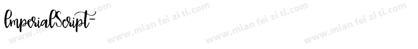 lmperialScript字体转换