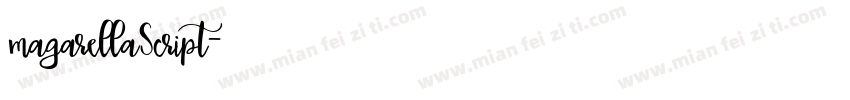 magarellaScript字体转换