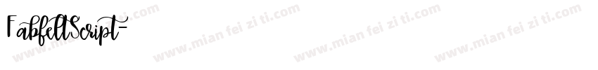FabfeltScript字体转换
