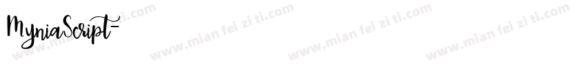 MyniaScript字体转换