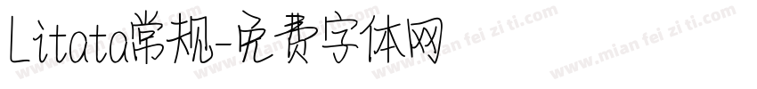 Litata常规字体转换