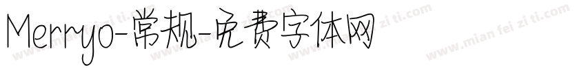 Merryo-常规字体转换