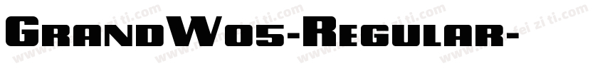 GrandW05-Regular字体转换