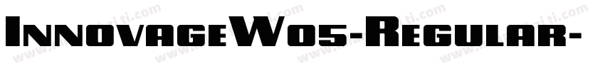 InnovageW05-Regular字体转换