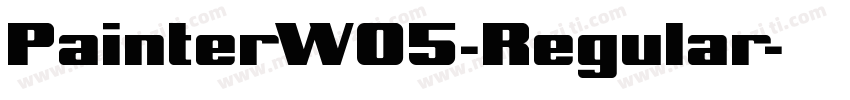 PainterW05-Regular字体转换