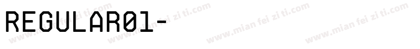 Regular01字体转换