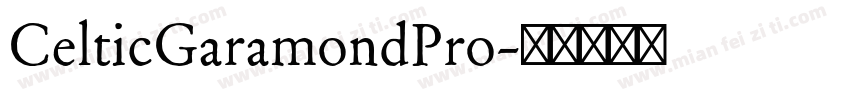 CelticGaramondPro字体转换
