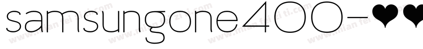 samsungone400字体转换