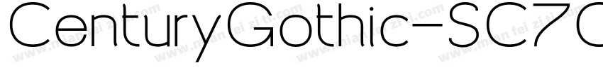 CenturyGothic-SC700字体转换