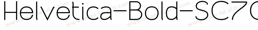 Helvetica-Bold-SC700字体转换