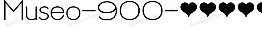 Museo-900字体转换