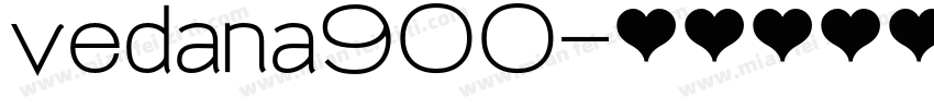 vedana900字体转换