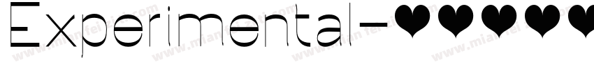 Experimental字体转换